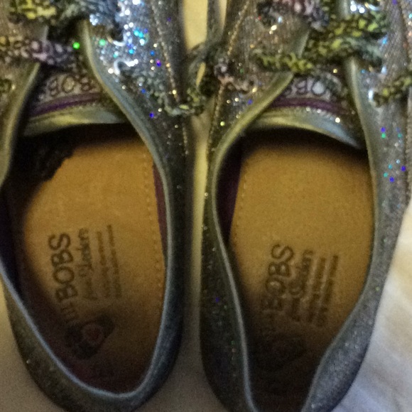 Bob’s Girls, sparkle, sneakers, size 2.5. - Picture 5 of 8